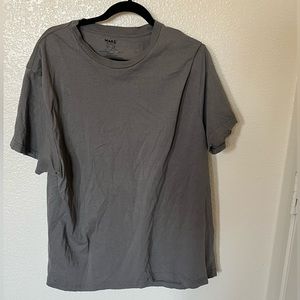 Mens Grey Short Sleeved Tee